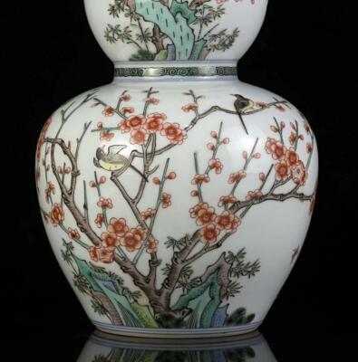 OLD RARE CHINESE FAMILLE ROSE VASE WITH KANGXI MARKED (WX362