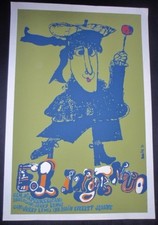 THE PATSY / Cuban Silkscreen Poster for JERRY LEWIS Movie / Cuba Art by BACHS