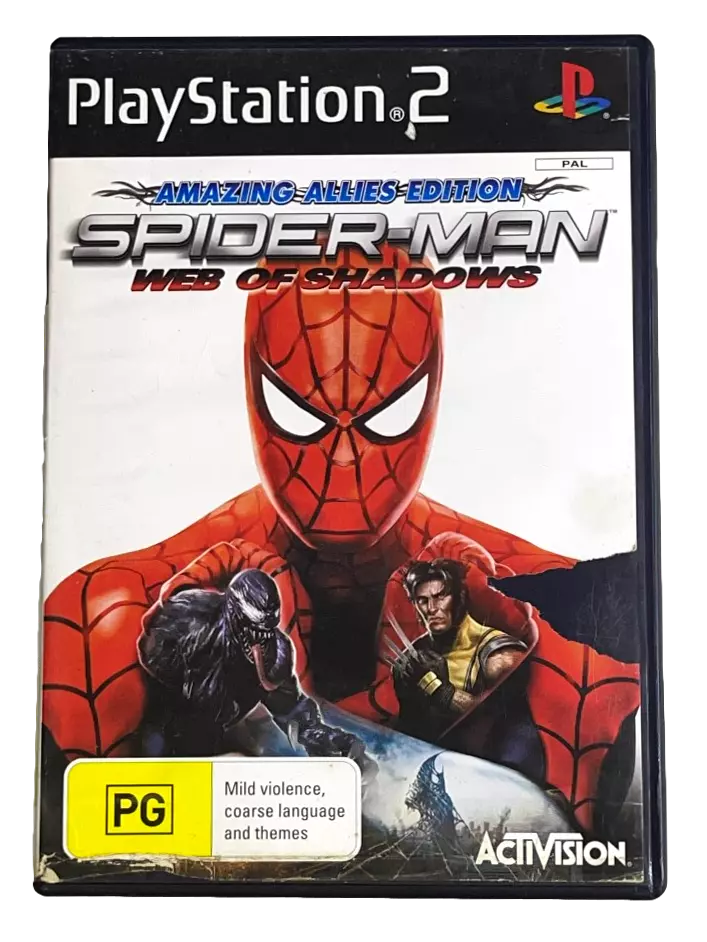 Spider-Man Web of Shadows PS2 PAL *Completed With Manual*