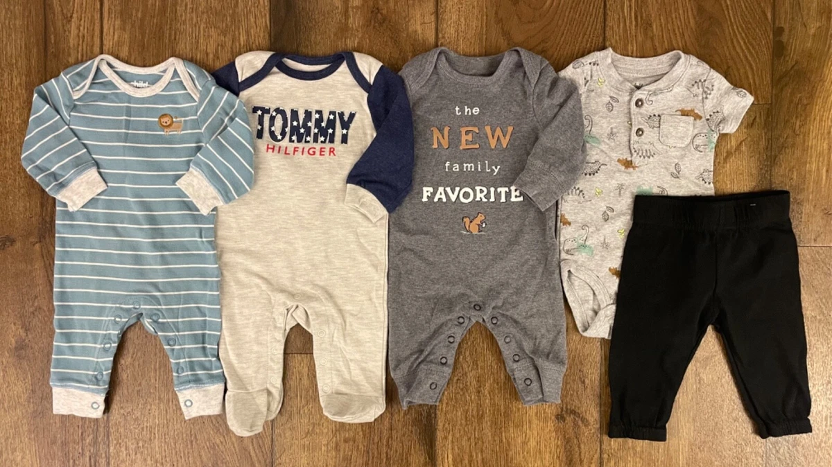 Baby Boy Mo Outfits Clothes Bundle Pants Fall Winter Tommy Hilfiger | eBay