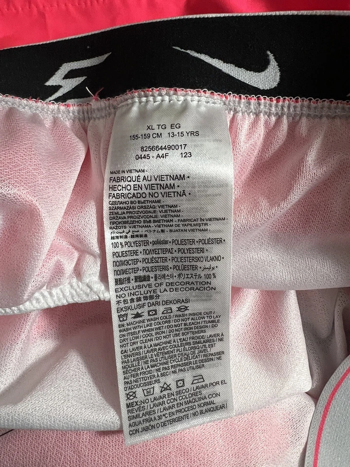 Pantalones Cortos Nike 3Brand Icon-XL 13-15 Años Corredor Rosa Foto 4 de 4