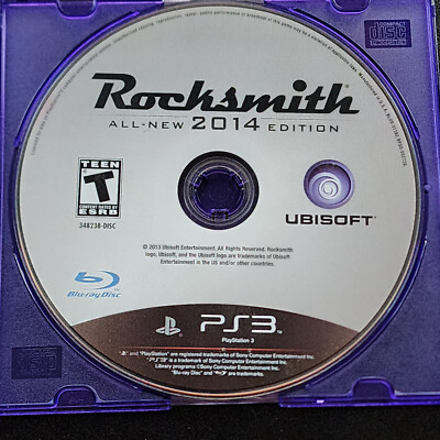 Rocksmith 2014 PS3 Loose Disc Only, Tested & Functional