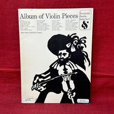 Album of Violin Pieces Sheet Music Song Book Everybody's Favorite Series No 6