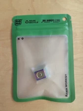 RAMA x Monochrome R2 O Stainless Steel Multicolor PVD Artisan Keycap - GMK