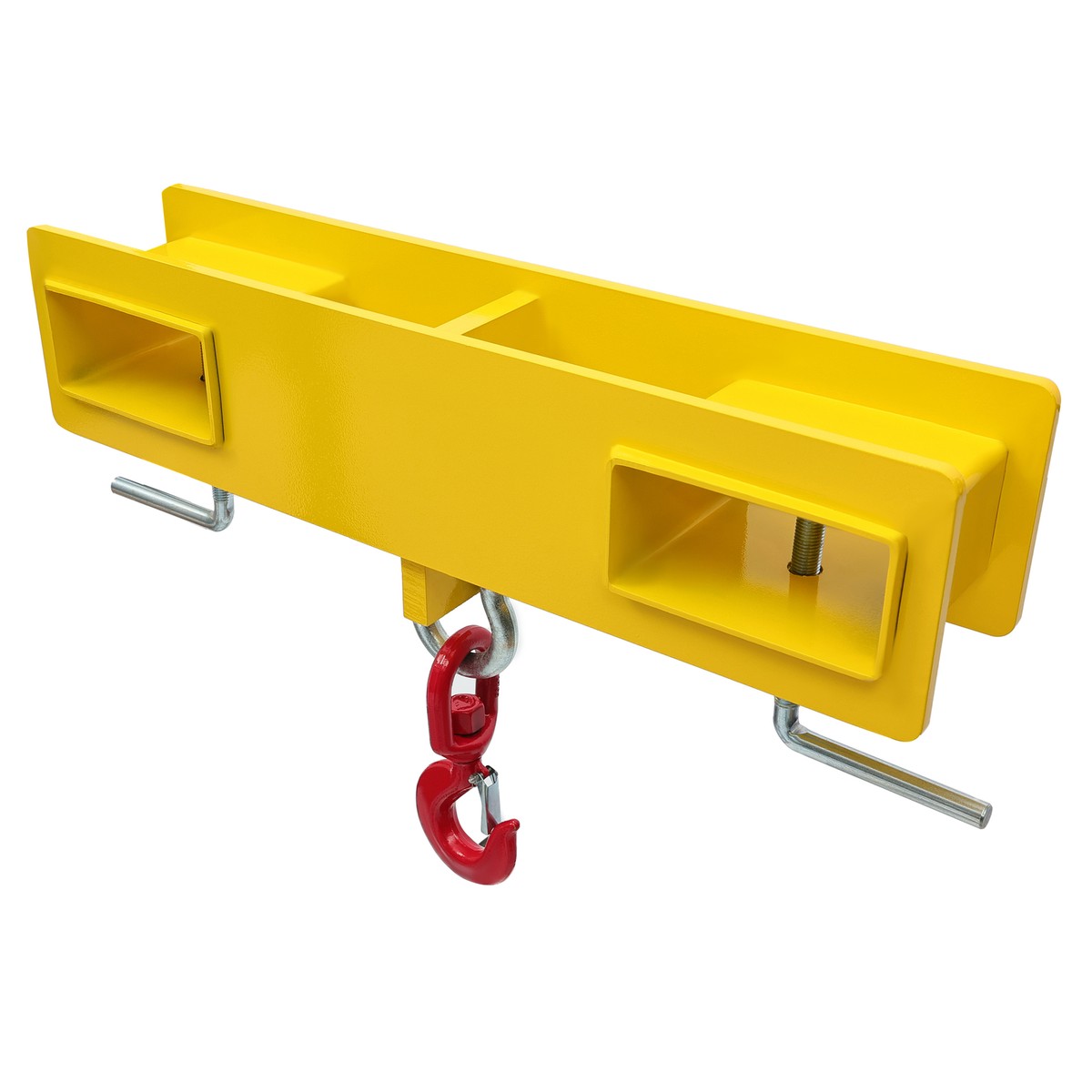 shur-lift E1000 ロック機構付き Forklift Lifting Hook W/ Swivel Hook and 2 L-Screws Hoist