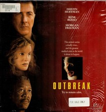 Outbreak Laserdisc 13632 Dustin Hoffman Rene Russo Morgan Freeman Widescreen