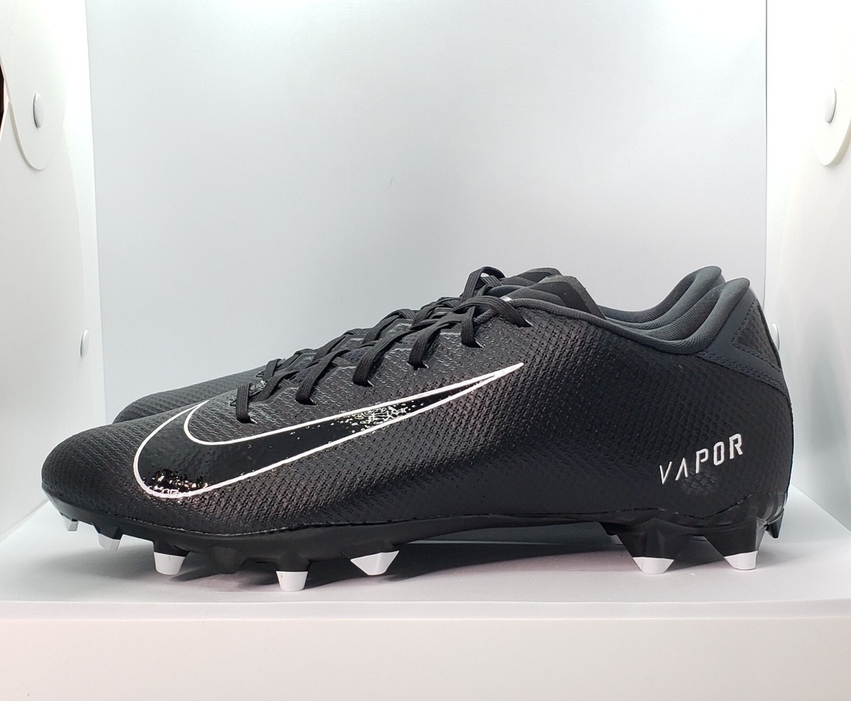 Nike Vapor Edge Team Football Cleats Mens sz 15 Black White CZ2606