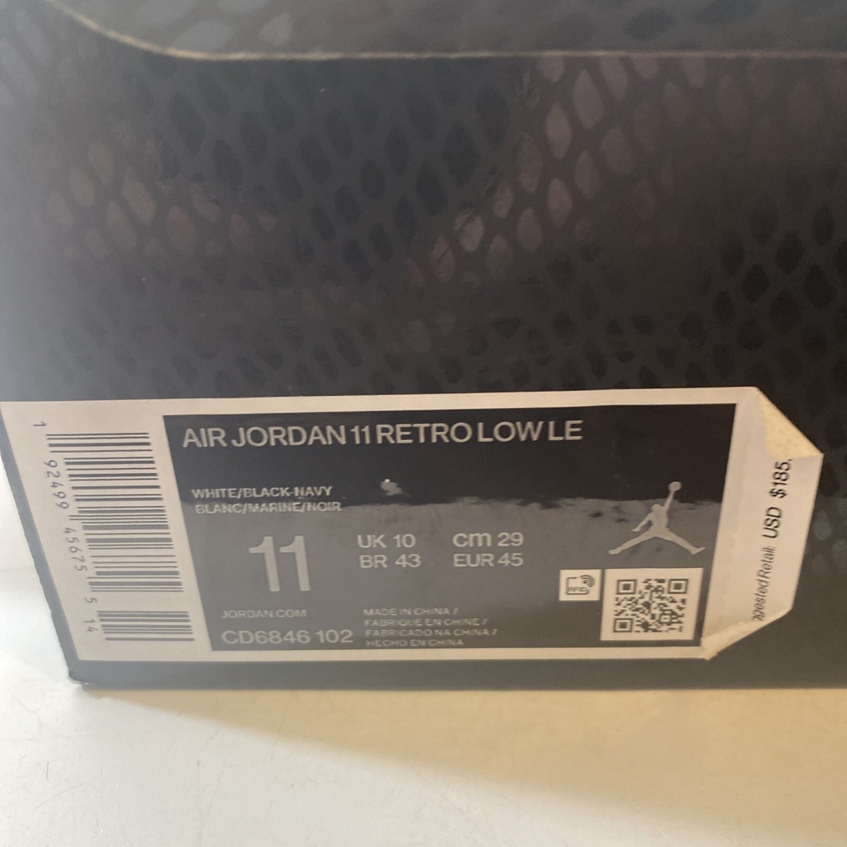 セット③ Air Jordan 11 Retro Low Snakeskin Sz 11 OG Box CD6846-102 Mint
