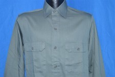 vintage DEADSTOCK 50S BIG MAC PENNY'S SANFORIZED VAT DYED GREY WORK SHIRT 15