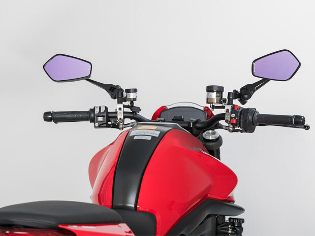 Tanax  Shark Mirror 6 Black,10mm Left and Right NA-013 New Japan