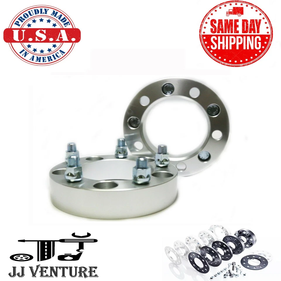 4 WHEEL SPACER ADAPTER 5X100 TO 5X4.75 1.25" CHEVY CHRYSLER DODGE LEXUS PONTIAC - Image 3 of 4