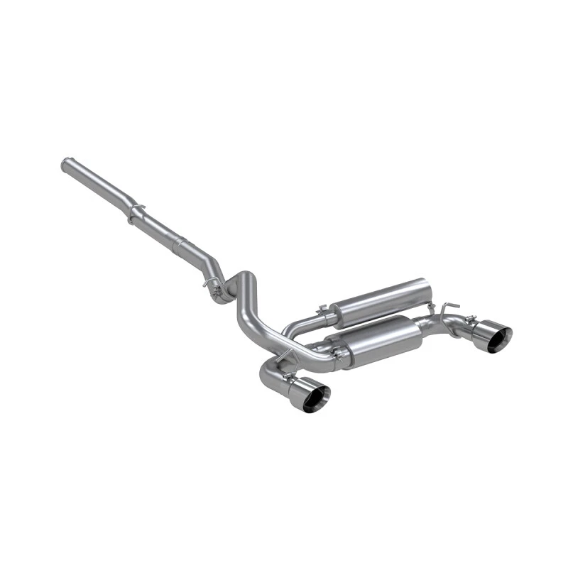 MBRP Fits 2016+ Ford Focus RS 3in Aluminized Dual Outlet Cat-Back Exhaust - Image 2 of 4