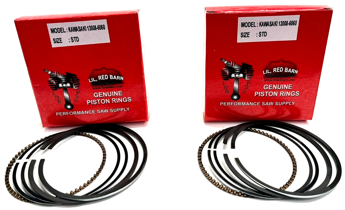 TWO SETS OF PISTON RINGS FITS KAWASAKI FH541V, FH580V, 13008-6060, USA SHIP