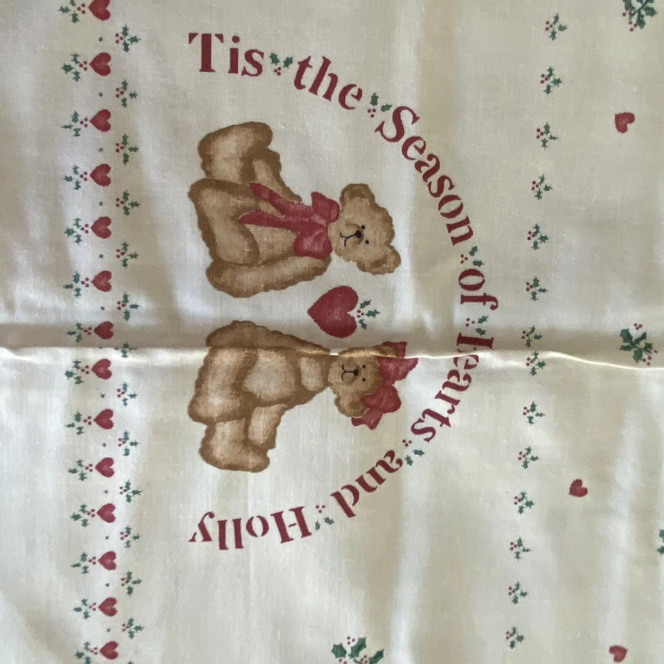 Daisy Kingdom Tis The Season Border 34114 Pasado y Presente 1995 Osos Beige 2 Yardas Foto 3 de 4