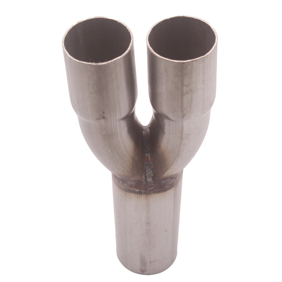 2-1 Steel Exhaust Merge Collector Dual 1.5" ID Inlet Single 1.75" OD Outlet - Image 2 of 4