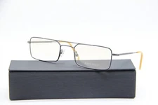 NEW ANDY WOLF MOD. 4739 COL. E BLACK ORANGE AUTHENTIC EYEGLASSES W/CASE 52-21