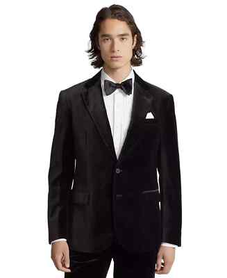 k*i様 Ralph Lauren 黒ベルベット テーラードジャケット Size s-l400.jpg