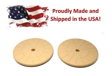 2 Pool Debris Canister Deck Lid 9 1/8" Inch Skimmer Valve Lid Tan Replacement