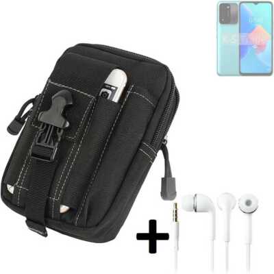 Gürteltasche für Tecno Spark 8C + Kopfhörer Holster Schutzhülle Tasche Sleev