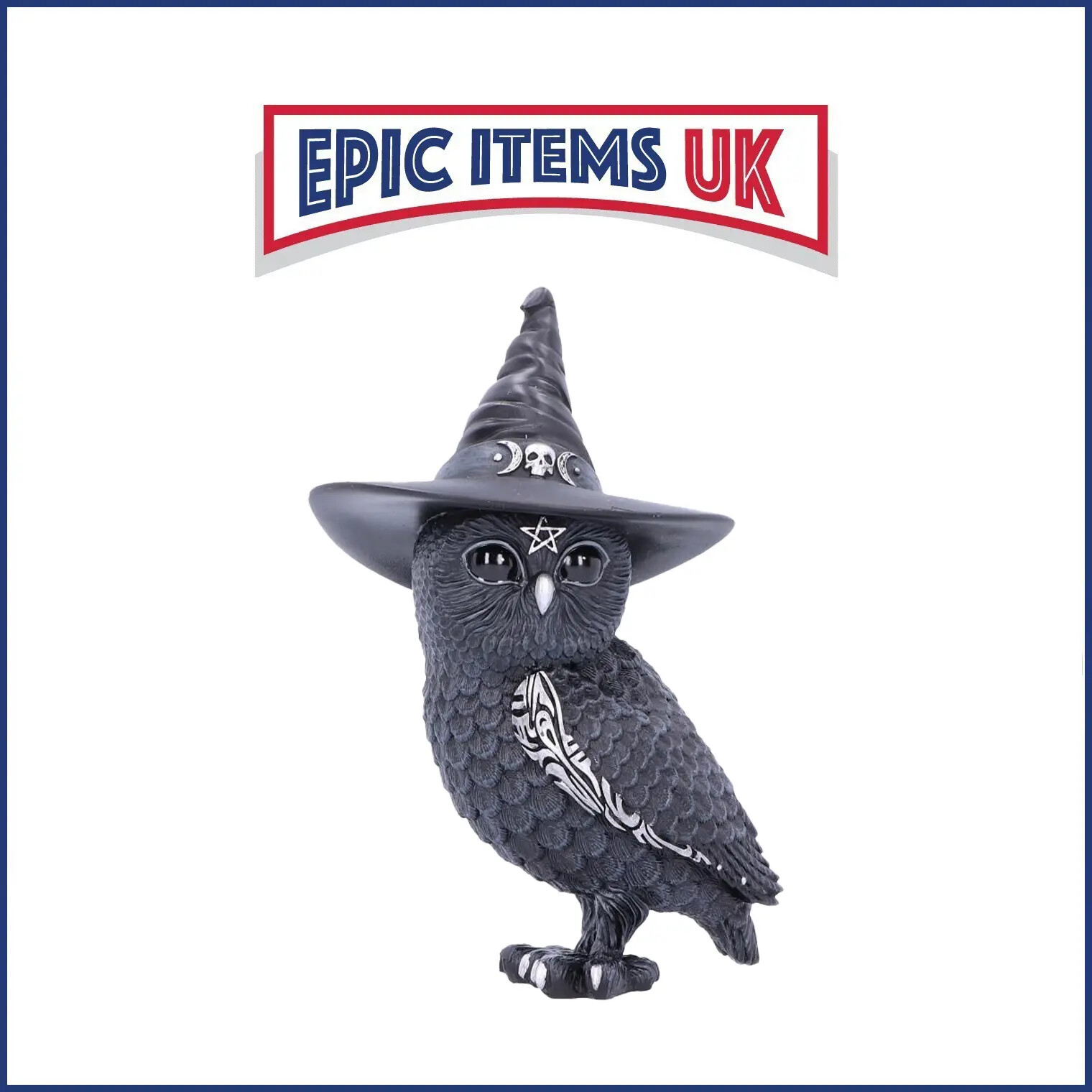 Nemesis Now Owlocen Witches Hat Occult Owl Figurine 13.5cm - IN STOCK