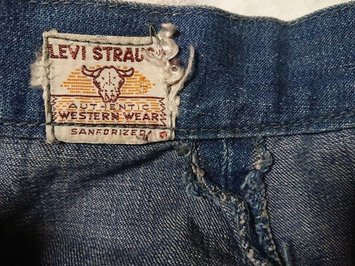 Vintage 1950s Levis Shorthorn Denim 