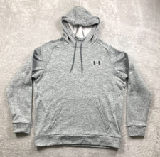 Under Armour Men's Size Medium Gray Pullover Long-Sleeve Hoodie