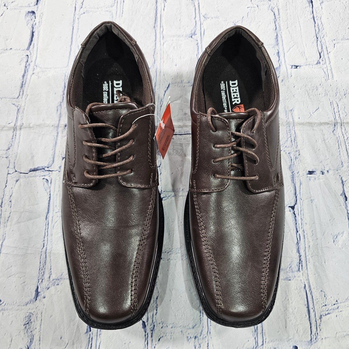 Deer Stags MENS SZ 10 Galant Runoff Toe Oxford Shoes Memory 