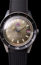 RADO Captain Cook 1962 Automatic Diver Watch AS1700 Serviced Steel Very Good