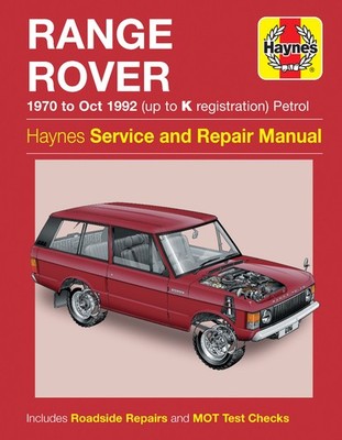 Range Rover Petrol (1970-1992) Repair Manual Haynes Reparaturanleitung