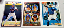 Carlos Delgado 1993 Bowman Foil/Base &1993 Topps Top Prospects Delgado/Piazza