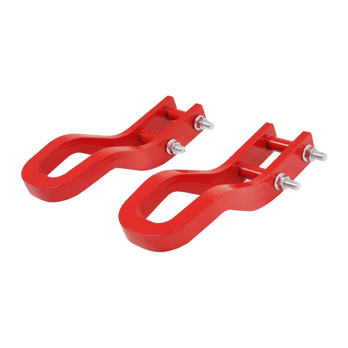 Pair Red Tow Hooks Kit #84513877 For Chevrolet Silverado 2500 HD