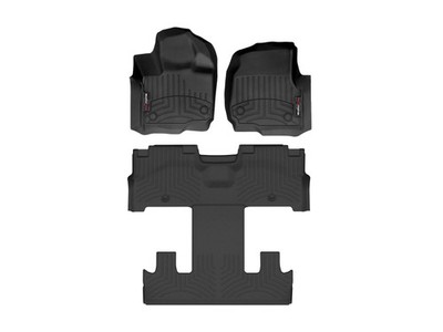 WeatherTech FloorLiner for 2021-2024 Ford Expedition Max - Full Set, Black