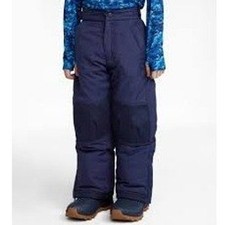 L.L. Bean Kids Cold Buster Snow Pants Unisex Navy Blue Insulated Warm Outdoor 12