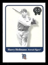 Harry Heilmann 2001 Fleer Greats of the Game #84 Detroit Tigers NM