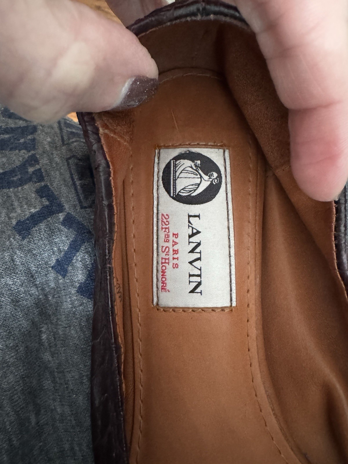 Lanvin Python Ballerina Flats EU39 - image 2