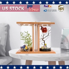 Betta Fish Tank Mini Fish Bowls For Beta Fish Glass Aquaponic Fish Tank Clear