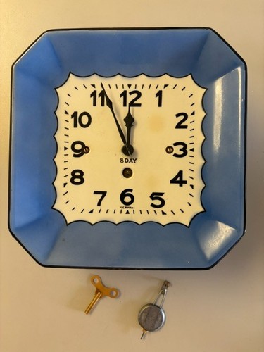 Delft Type Clock, Hamburg American, Running excellent