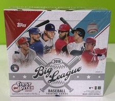 2018 Topps Big League MLB Baseball Hobby Box Factory Sealed