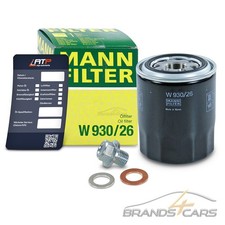 MANN ÖLFILTER+ÖLABLASS-SCHRAUBE FÜR HYUNDAI H-1 2.5 CRDi AB BJ 03
