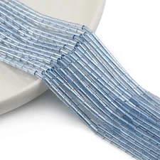 70-280Pcs 5Mm Multi Colour Tubular Crystal Tube Spacer Loose Beads for Jewelry M