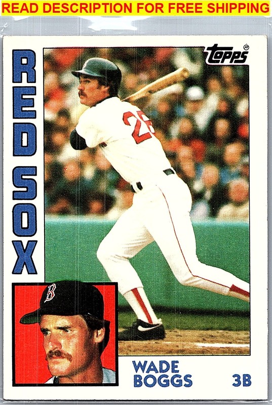 📢FreeShip=Read Info📢Wade Boggs 1984 Topps