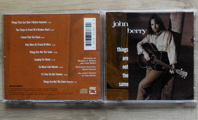 John Berry - Things are not the Same    -    Country CD