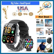 Smart Watch for Men Women 2026, 1.96" HD Touchscreen Waterproof, Fitness Tra...