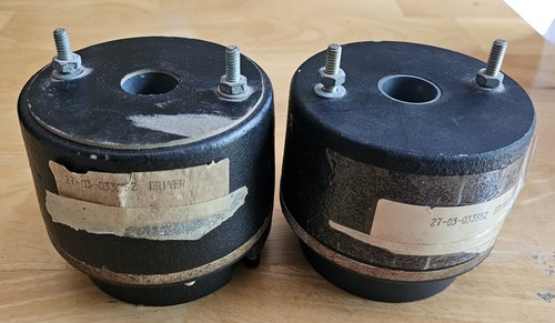Pair Vintage Altec Lansing 033952 8 Ohm Compression Drivers Model 19 Tested