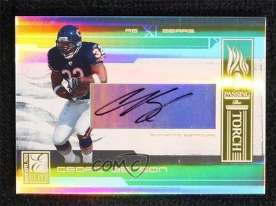 2006 Donruss Elite Gold Signatures 40/49 Cedric Benson Gale Sayers Auto HOF 1q7