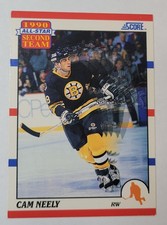 Vintage Cam Neely Hockey Card 1990 Score All-Star Second Team #323 Bruins