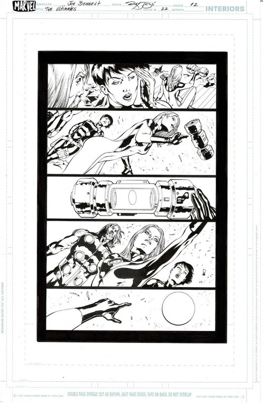 ULTIMATES 22 pg 12 SEXY INVISIBLE WOMAN + THOR + NEW BLACK WIDOW - 2013
