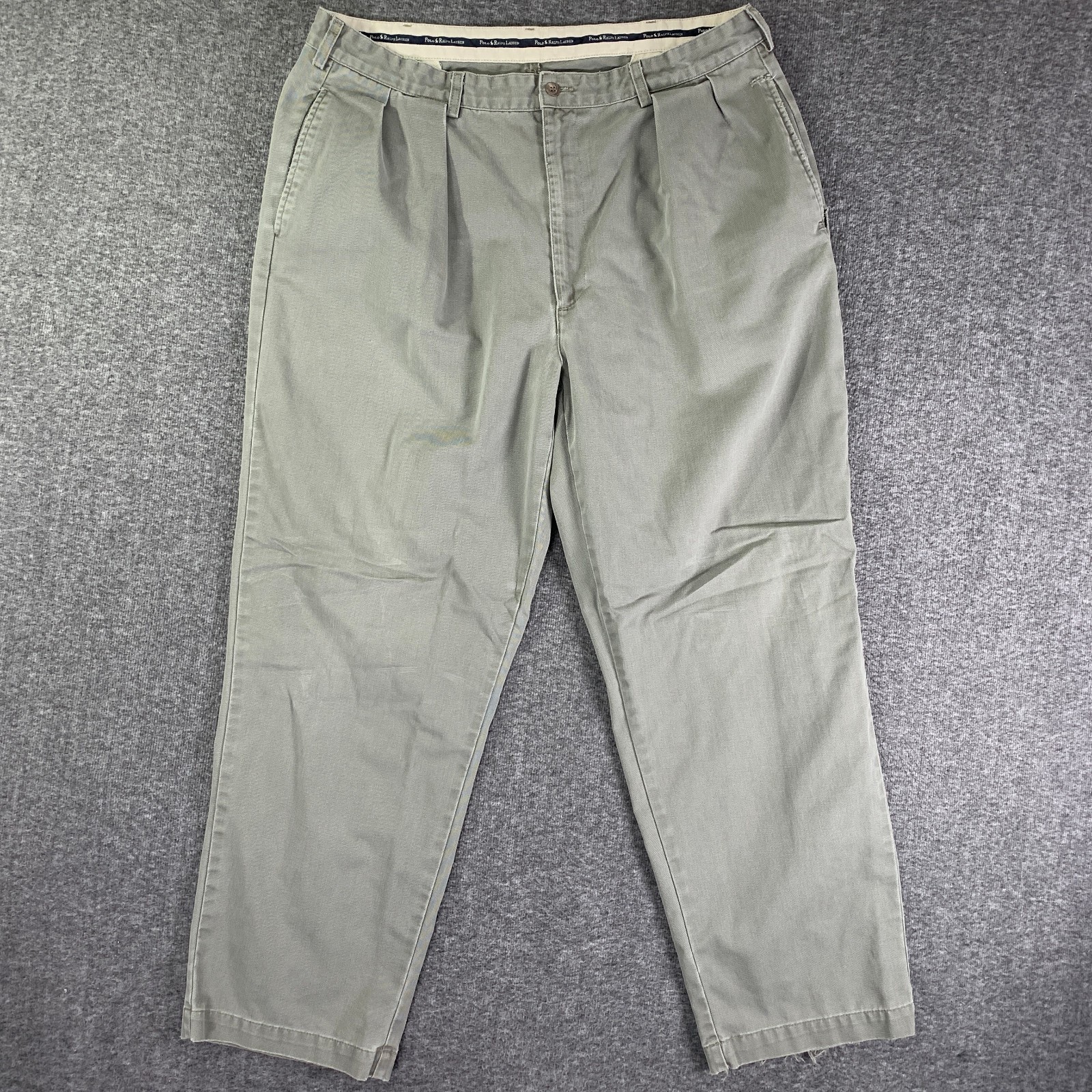 Vintage Polo Ralph Lauren Pleat Pants Men 38x29 Y2K Old Money Grandpacore