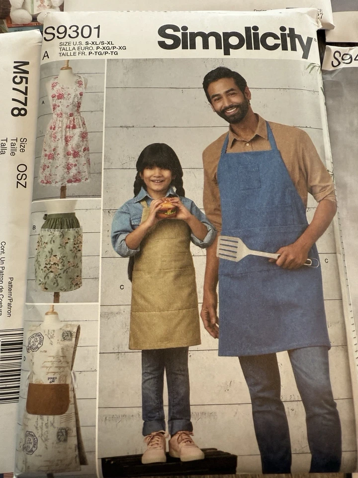 Sewing Patterns Lot of 6 | Crafts Teddy Aprons Christmas | Adults & Kids - Image 4 of 4