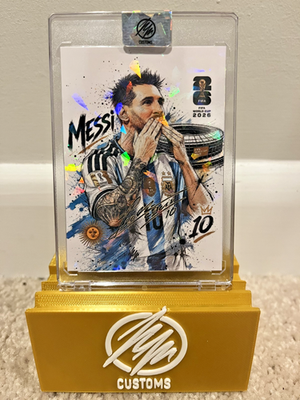 #ad Lionel Messi Argentina “Splash Series” Art Card from Nicholas Mattiuzzo $19.99